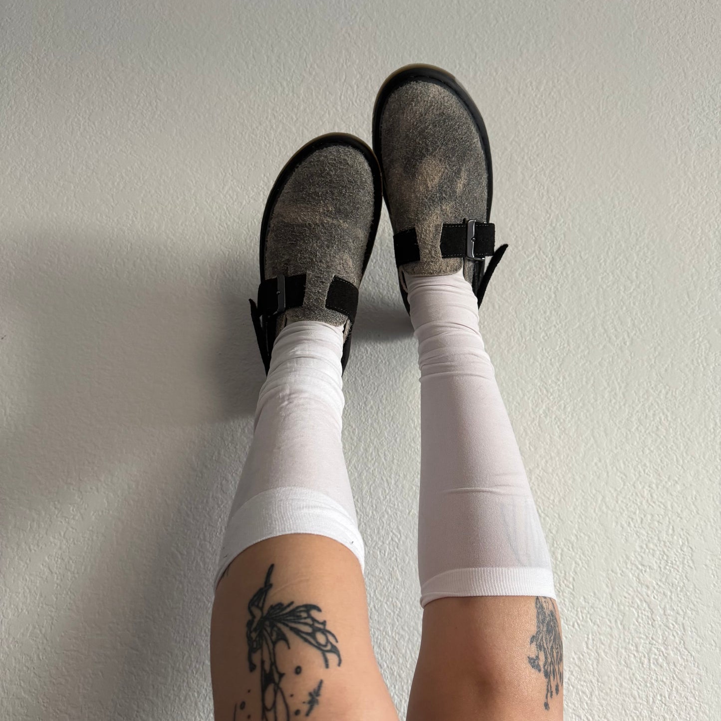 Doc marten acid wash mules