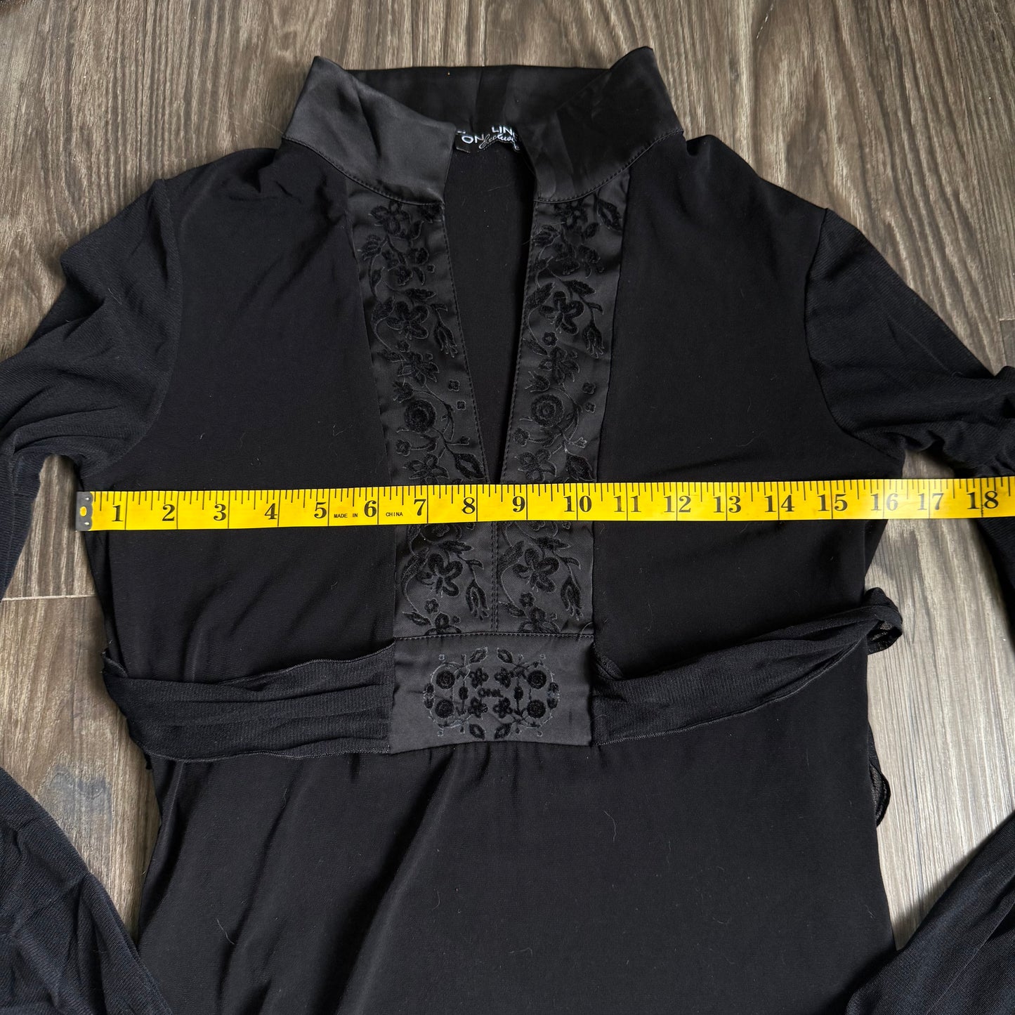 Black whimsigoth longsleeve top