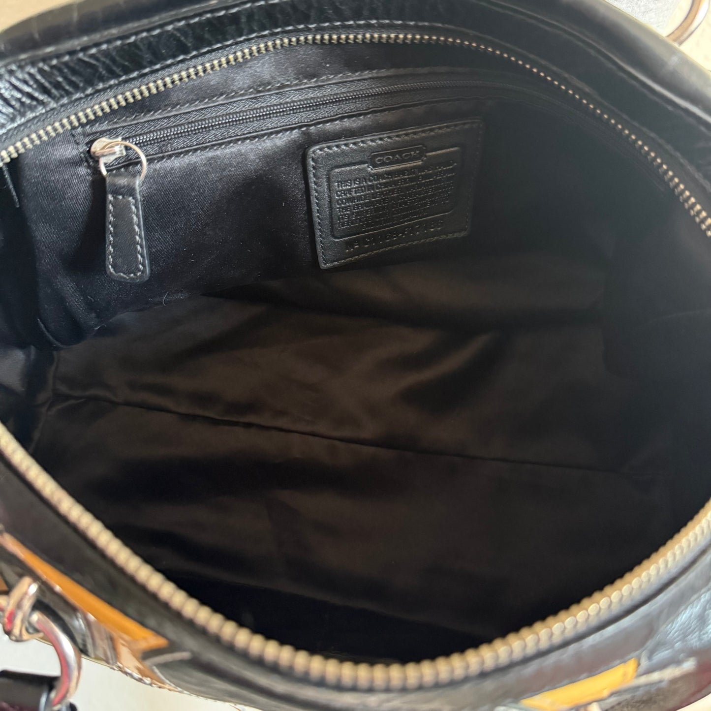 Coach monogram shoulder bag