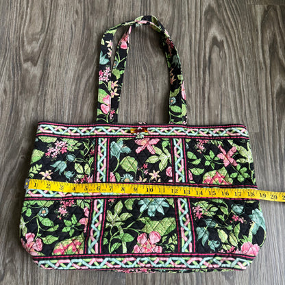 Vera Bradley botanical tote bag