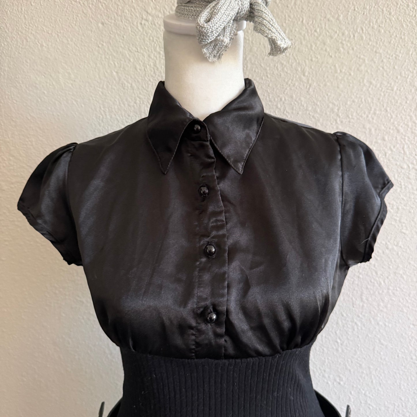 Office Siren satin top