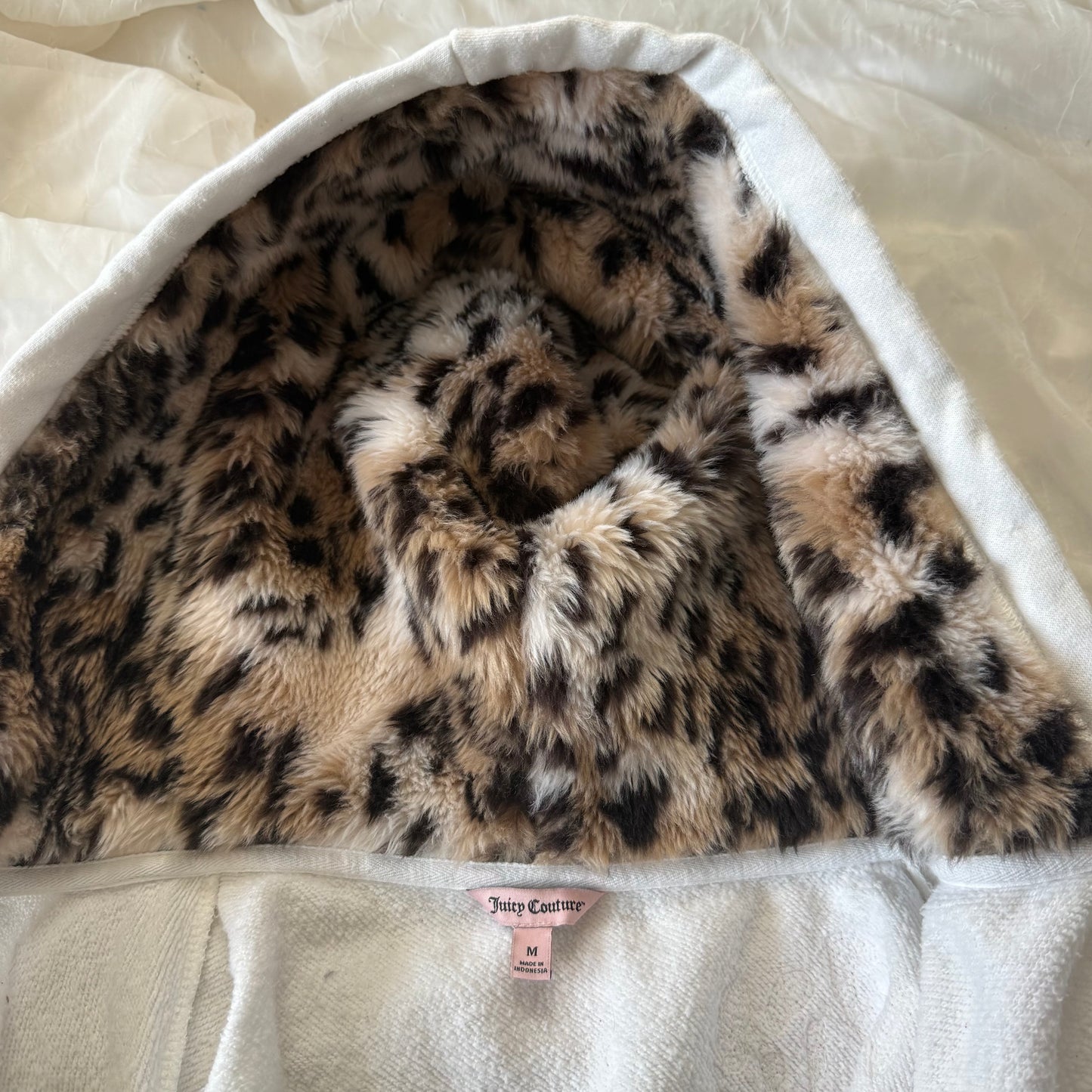 Juicy Couture fur zip up