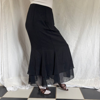 Evening black maxi