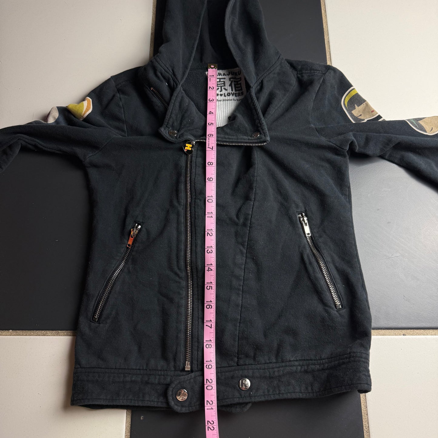 Harajuku fitted zip up jacket