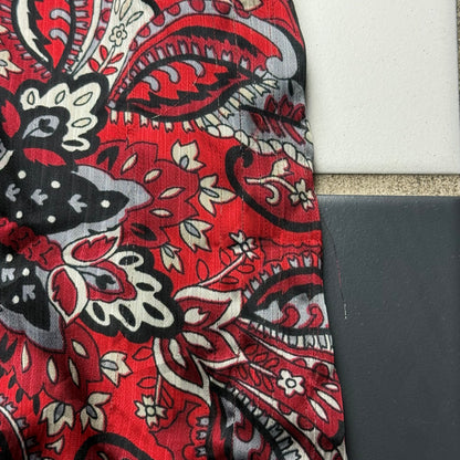 Paisley off shoulder sleeve top