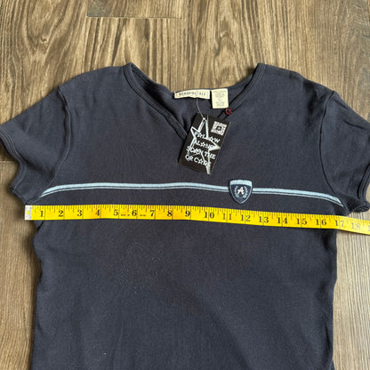 Aeropostale navy striped top