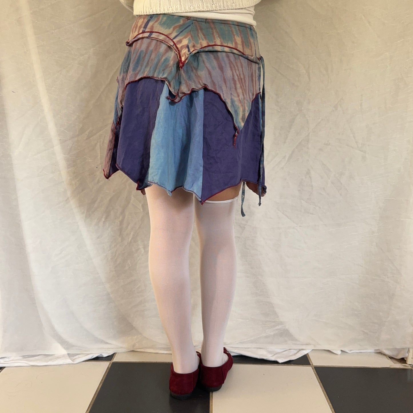 Fairy adjustable purple mini skirt