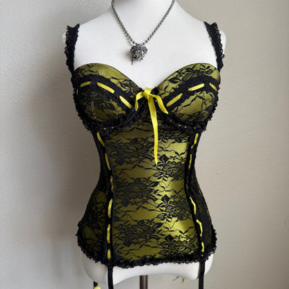 Fredrick’s of Hollywood yellow corset