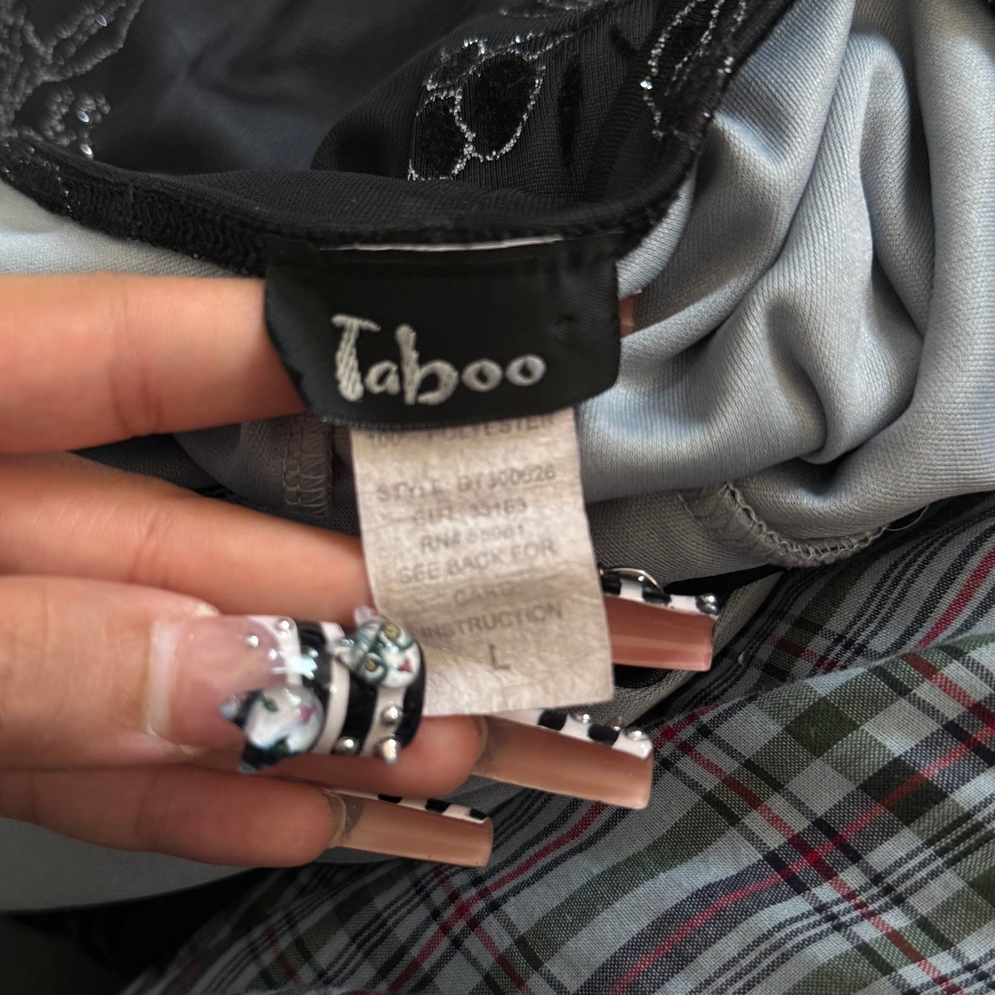 2000s Taboo glittery flower dress