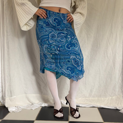 Fairy paisley boho skirt