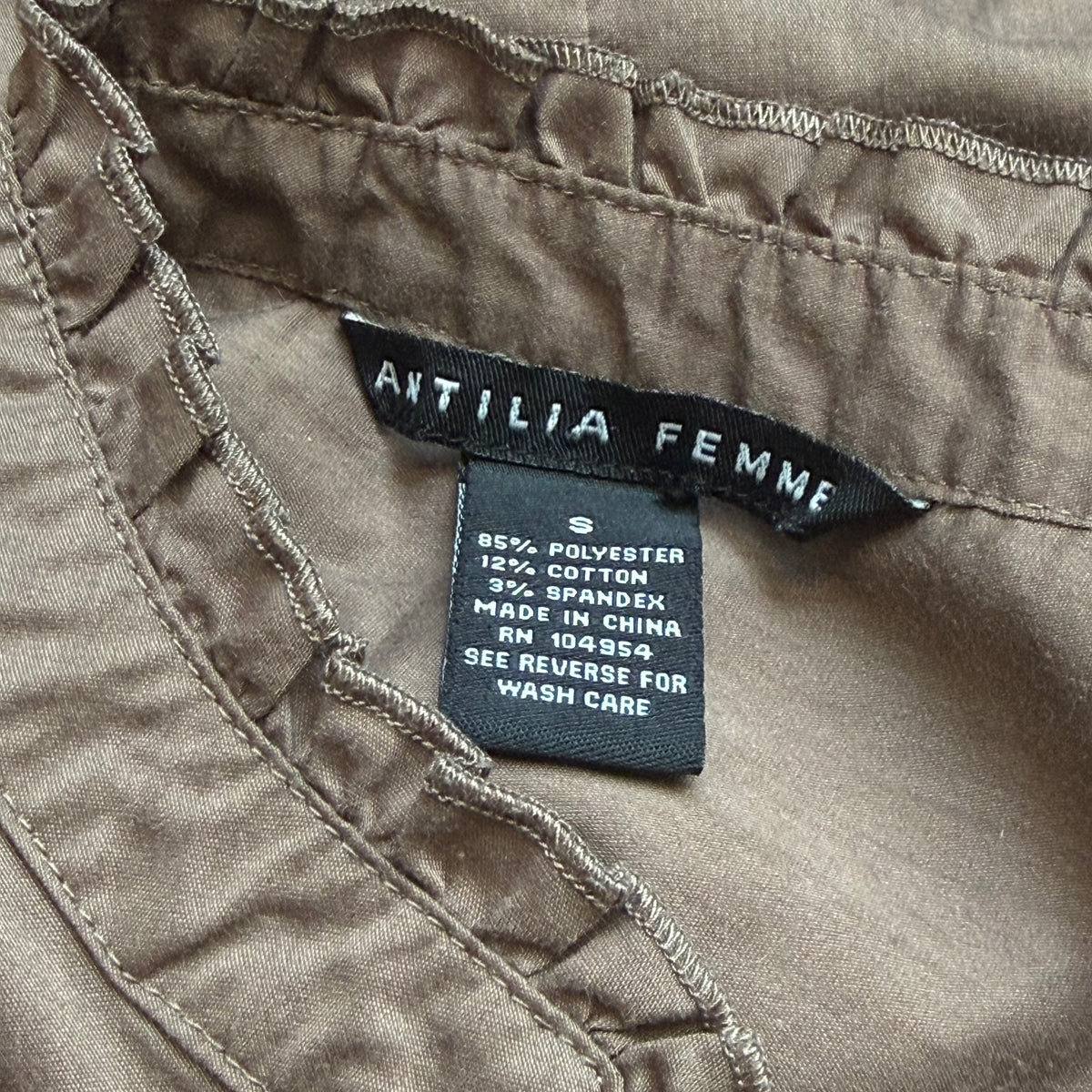 Alice’s button up top