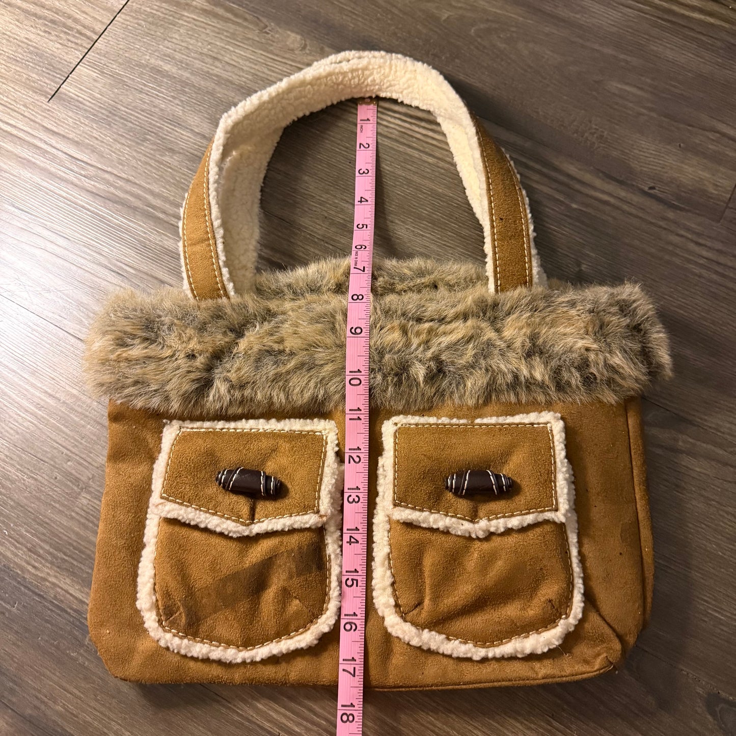 Bath & Body Works faux fur shoulder bag