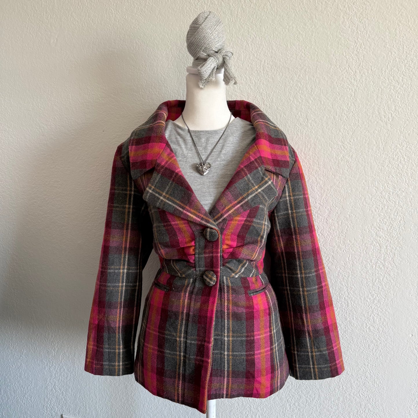 Plaid twee blazer