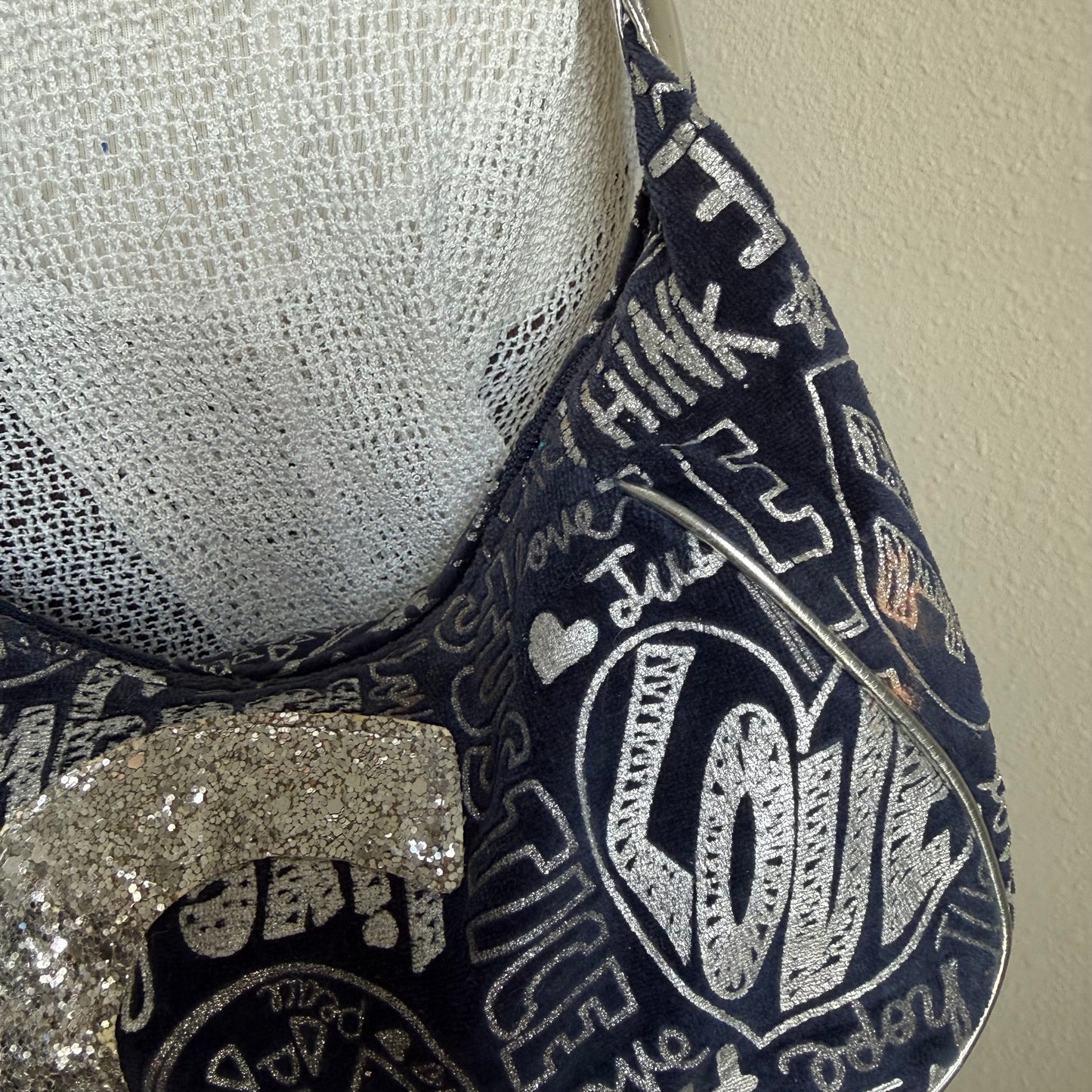 Justice “C” glitter purse