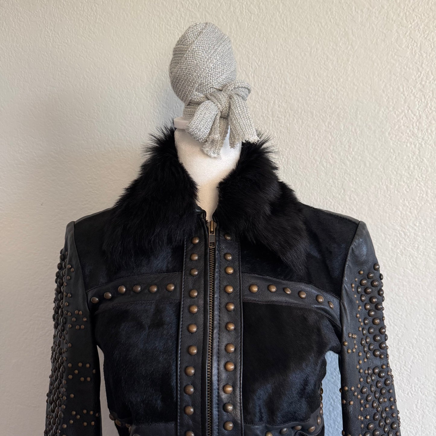 Vintage Cache studded jacket