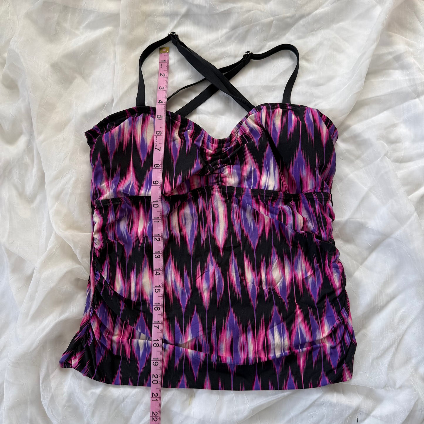 Colorful tankini top