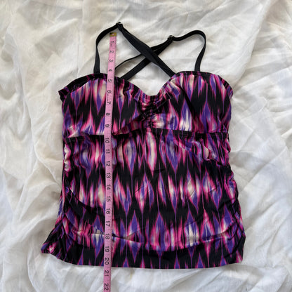 Colorful tankini top