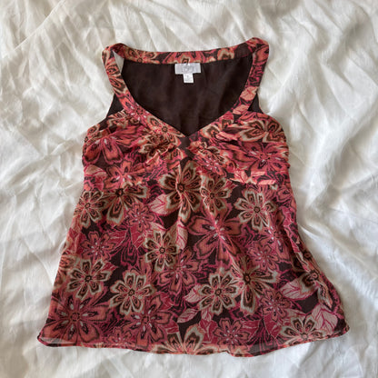 summer boho flower cami