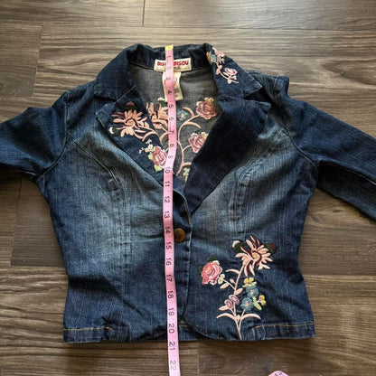Bisou Bisou denim blazer