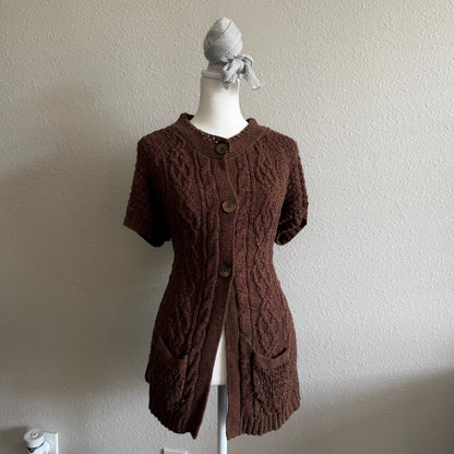 Cottage brown cardigan
