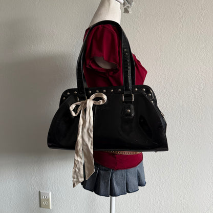 Black everyday shoulder bag