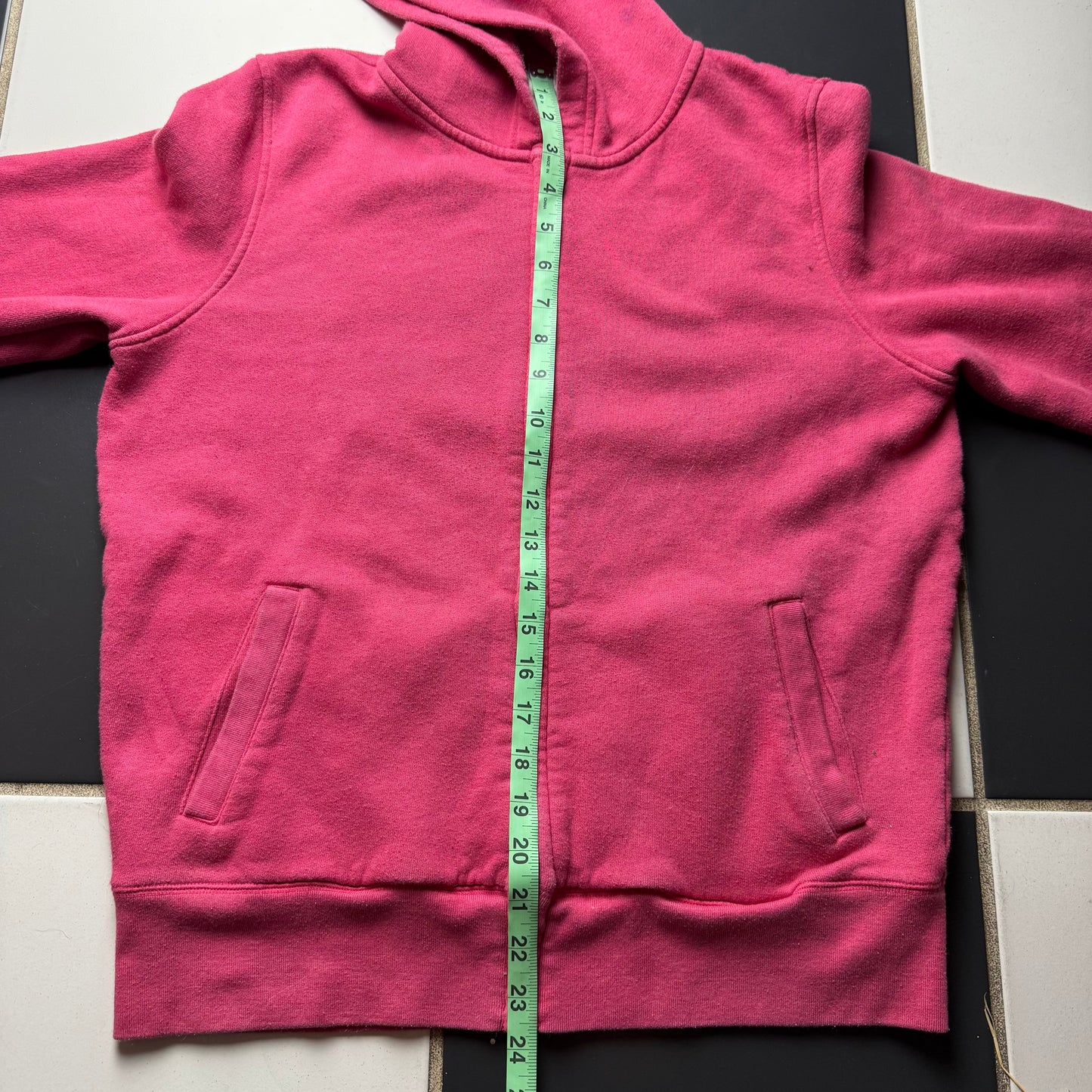Pink zip up hoodie