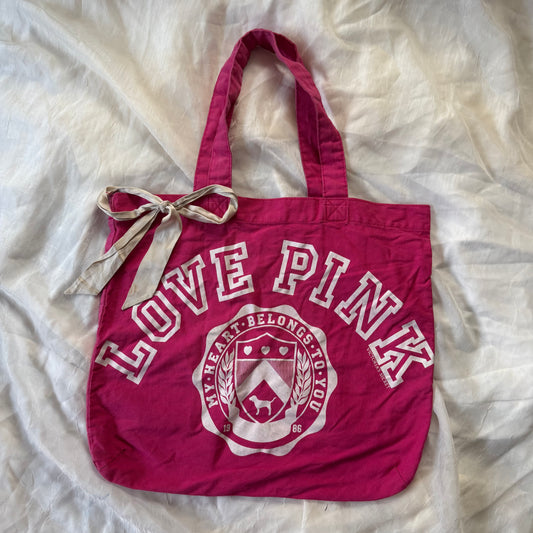 Love Pink shoulder tote
