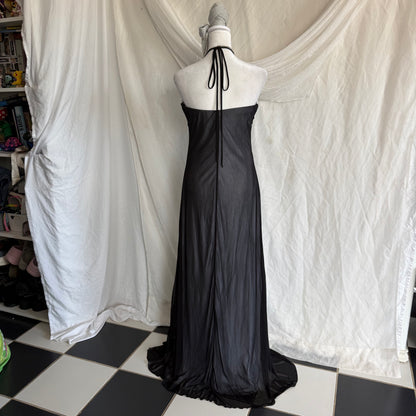 2000s Taboo prom halter dress