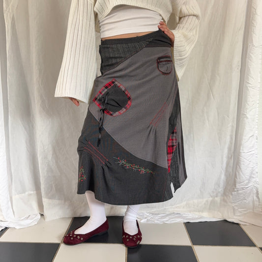 Euro grunge maxi skirt