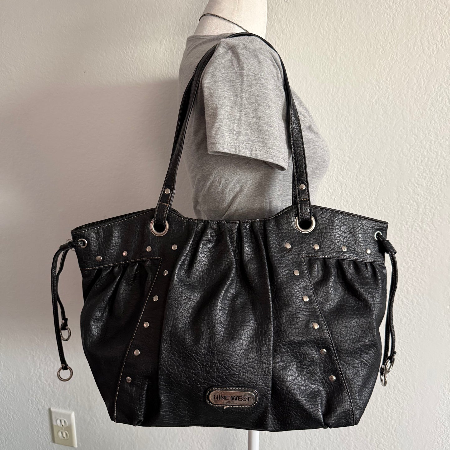 Nine West studded shoulder bag
