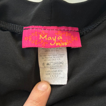 Retro patterned y2k top
