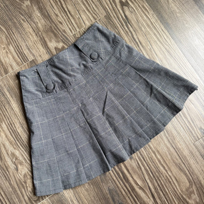 Office siren plaid skirt