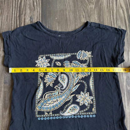 Paisley basic tee