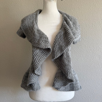 Grey Fairy ruffle cardigan