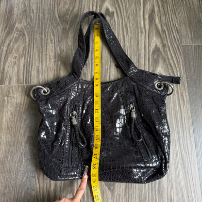 Chloe’s black snakeskin bag