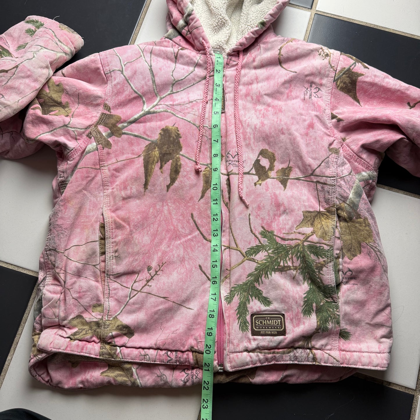 Pink camo workwear jacket