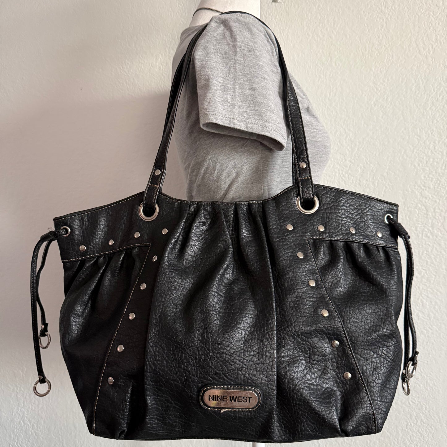 Nine West studded shoulder bag