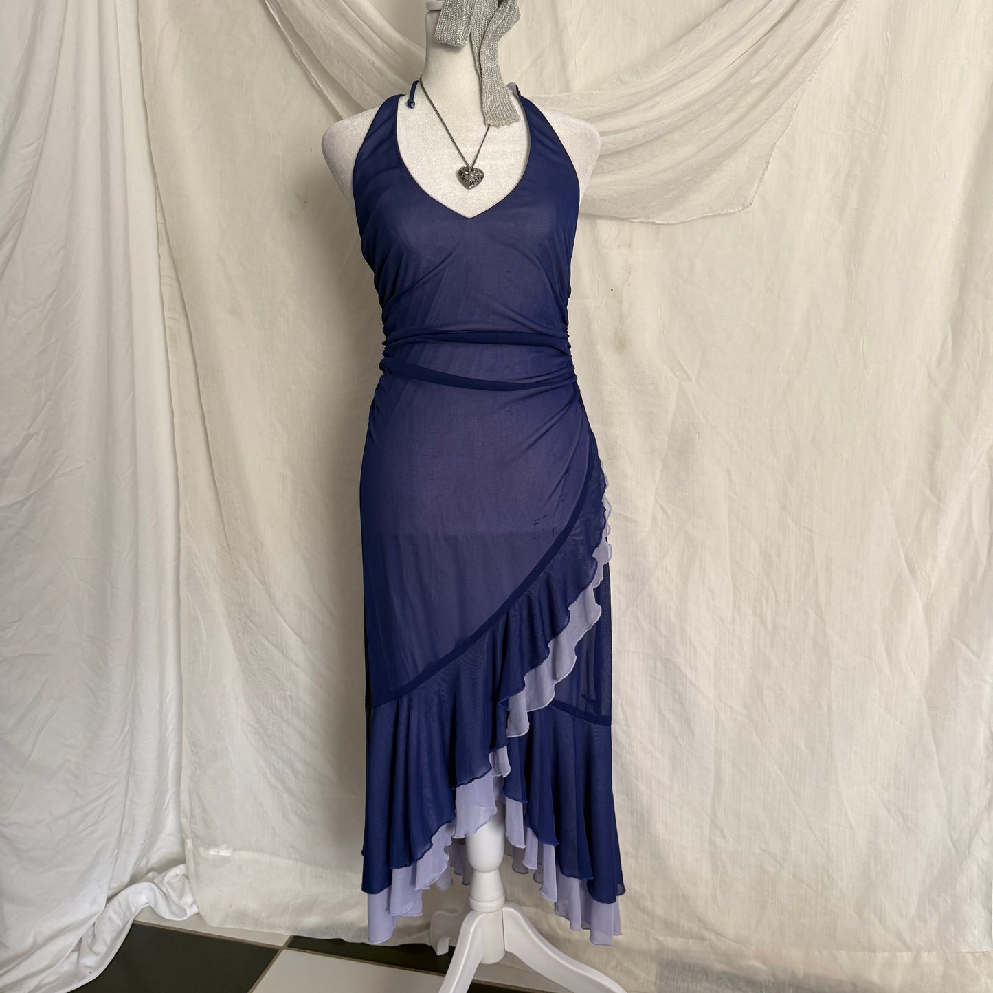 City Triangles purple fairy halter dress