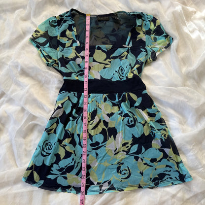 NYC boho flower babydoll top