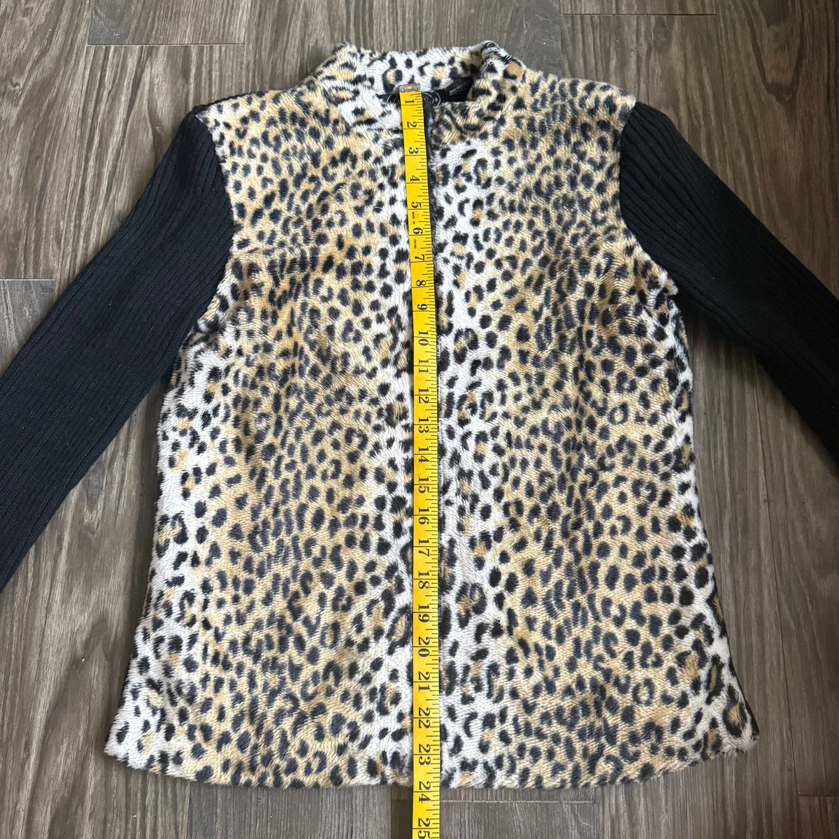 Cheetah zip up jacket