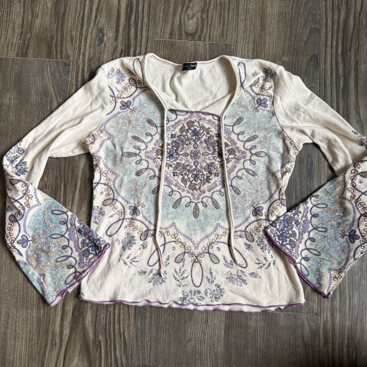 FANG whimsical longsleeve top
