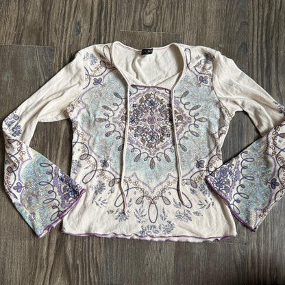 FANG whimsical longsleeve top