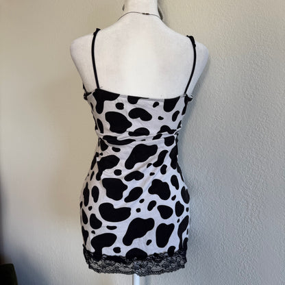 Cow print tank top