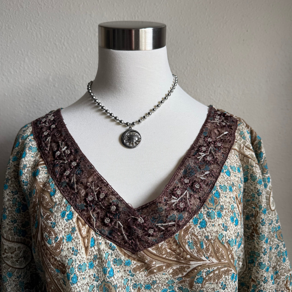 Forever paisley flared top