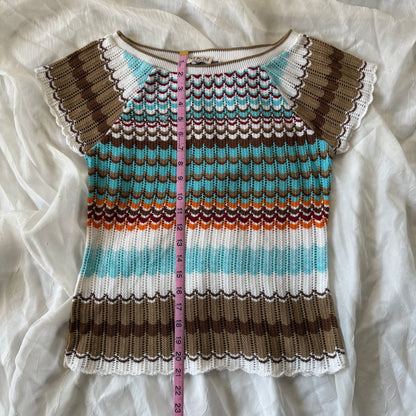 Soft knitted beach top