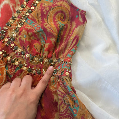 Summer sequin tank top