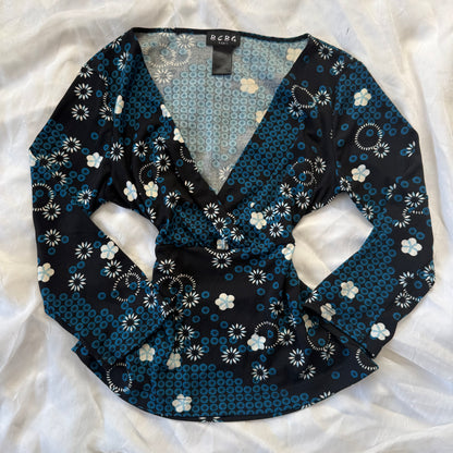 BCBG boho long sleeve top