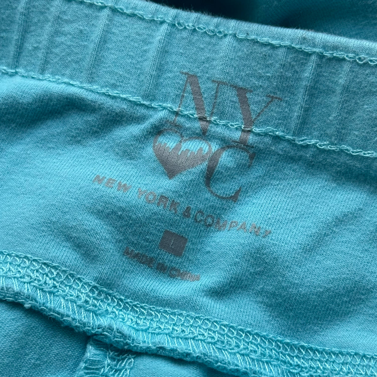 2000s turquoise leggings
