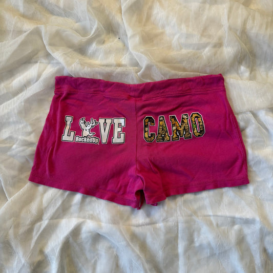 Love Camo booty shorts