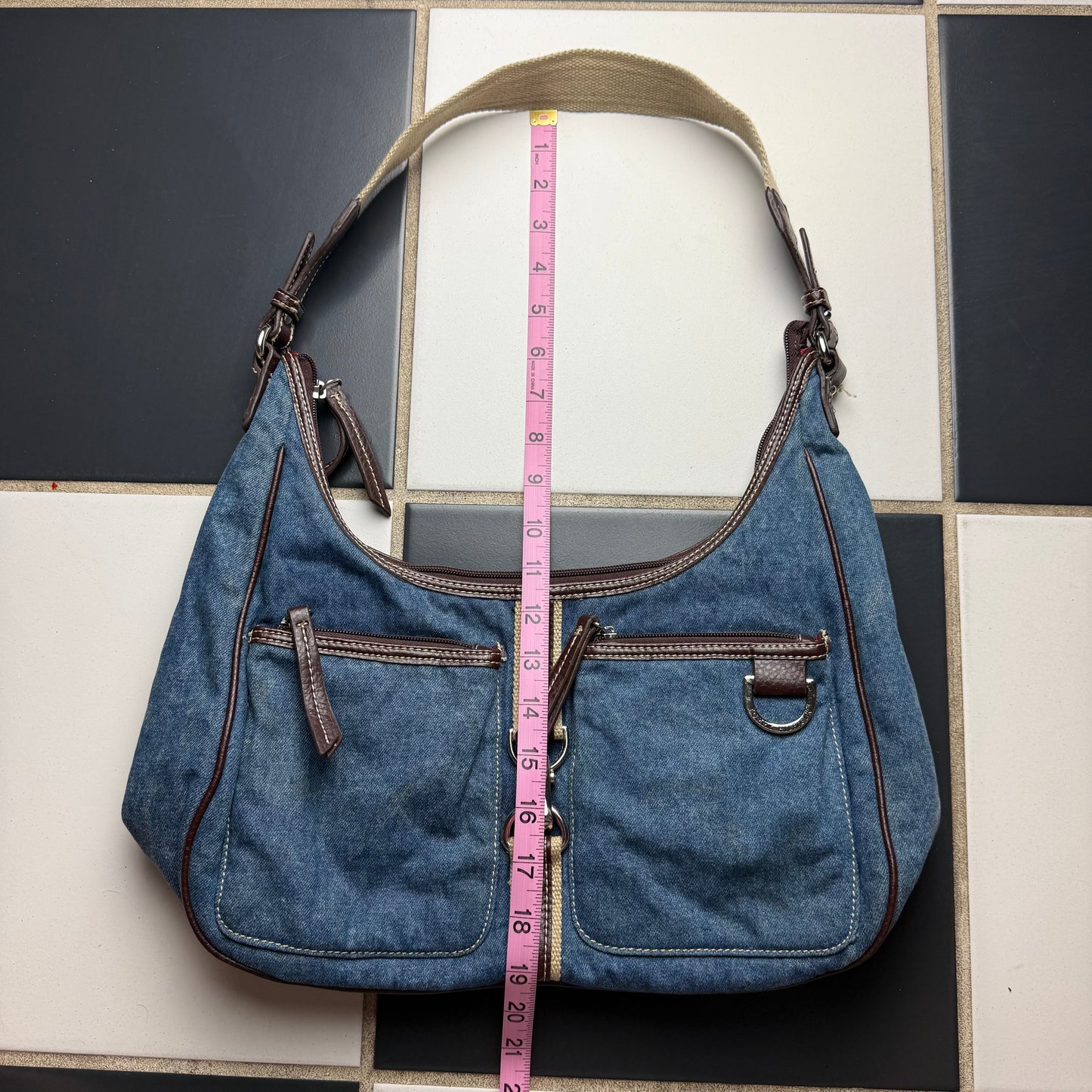 Tommy Hilfiger denim shoulder bag